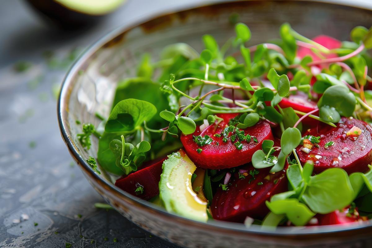 Vibrant Beetroot and Avocado Salad