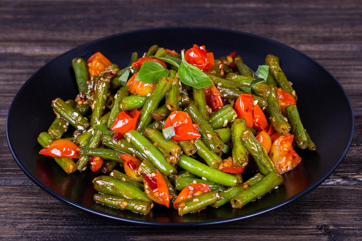 Vegan Salată de Fasole Verde
