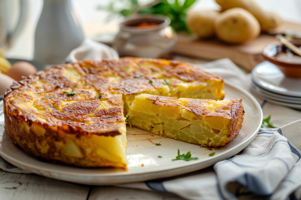 Chickpea Flour Tortilla de Patatas