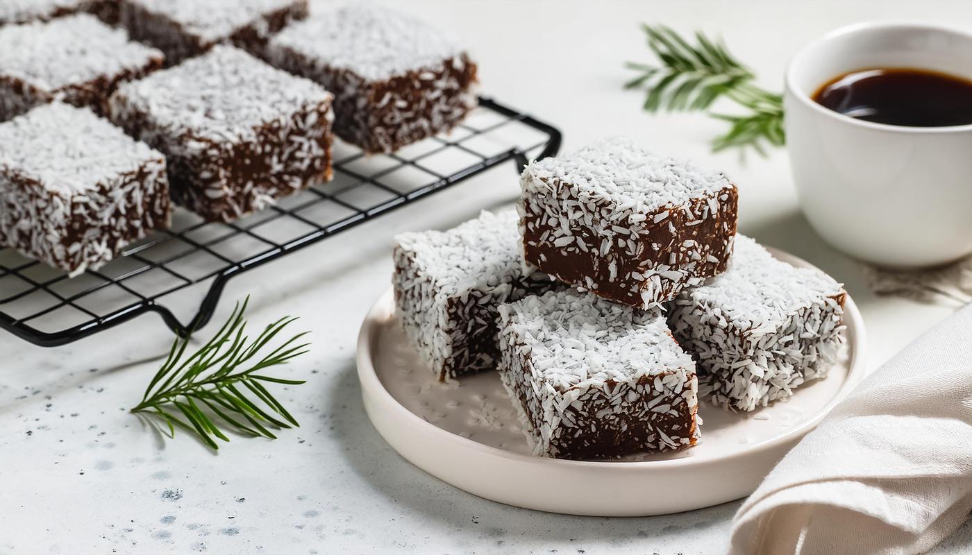 Vegan Lamingtons