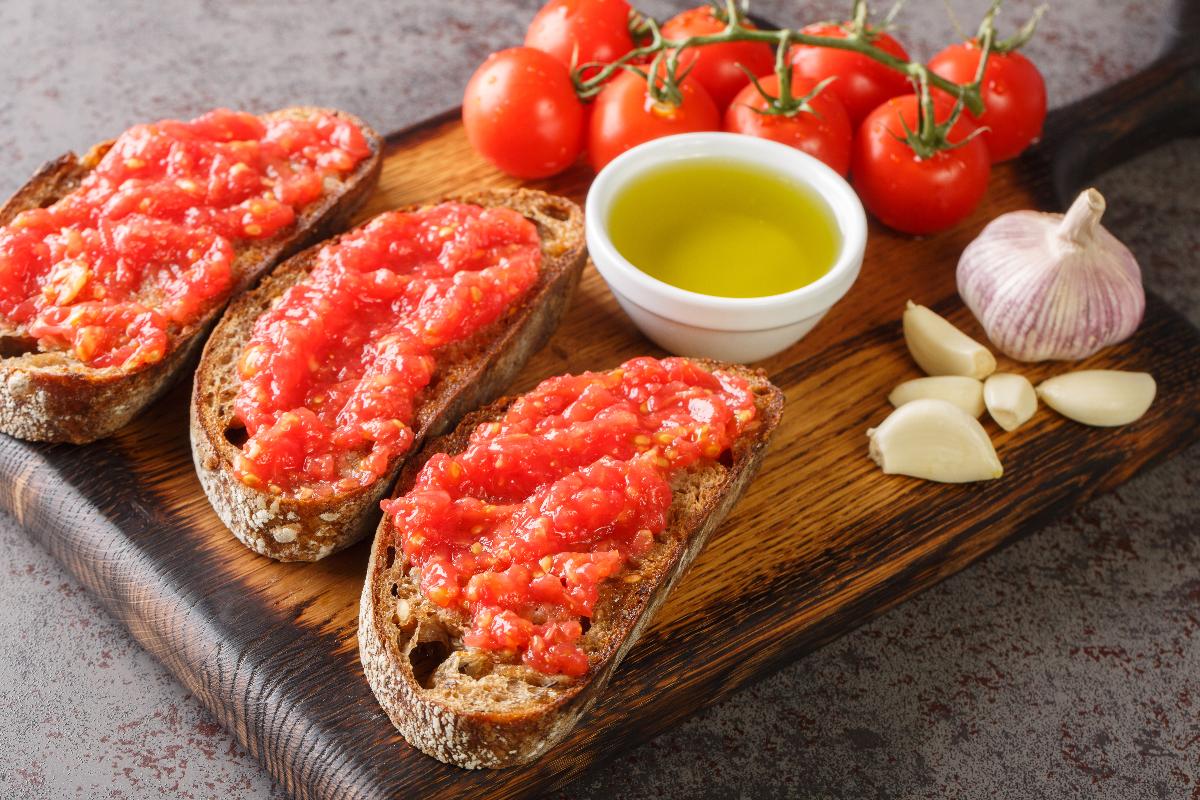 Vegan Pan con Tomate