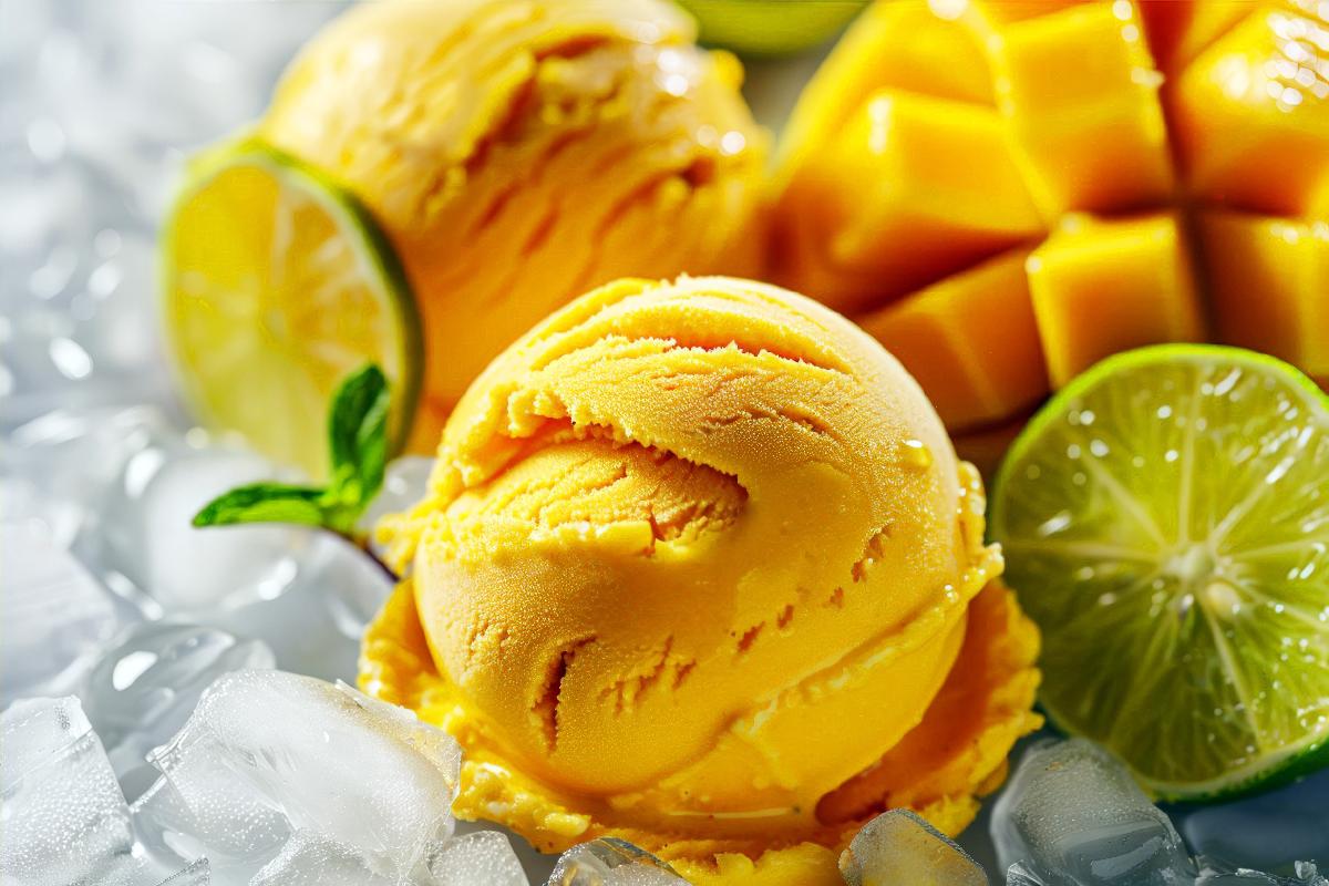 Mango Lime Sorbet