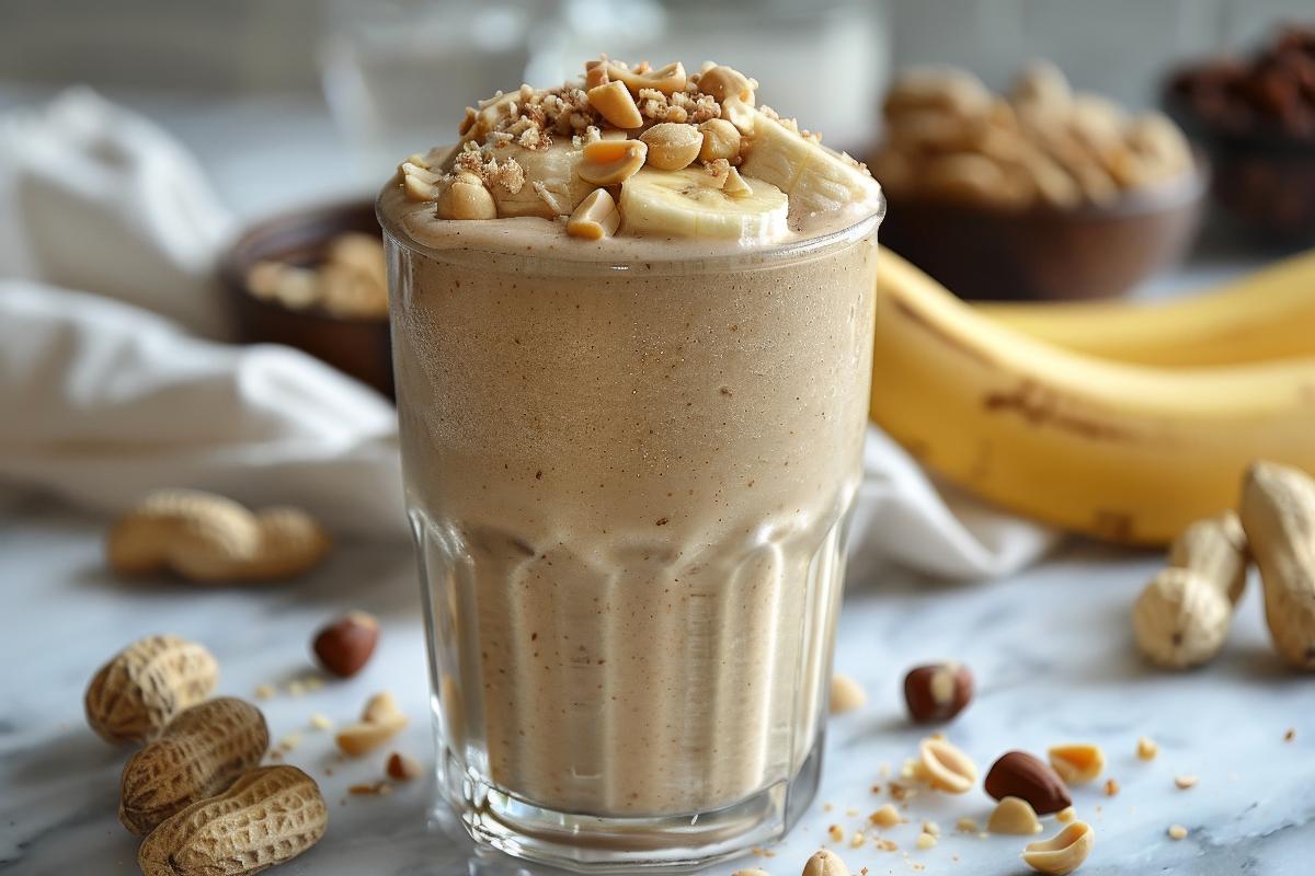 Ultimate Vegan Peanut Butter Banana Smoothie