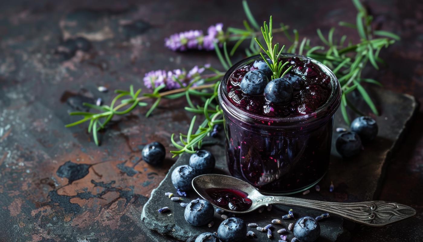 Vegan Huckleberry Jam