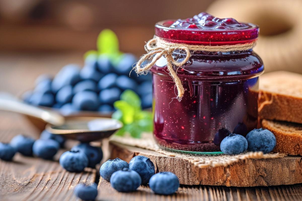 Wild Blueberry Vegan Jam