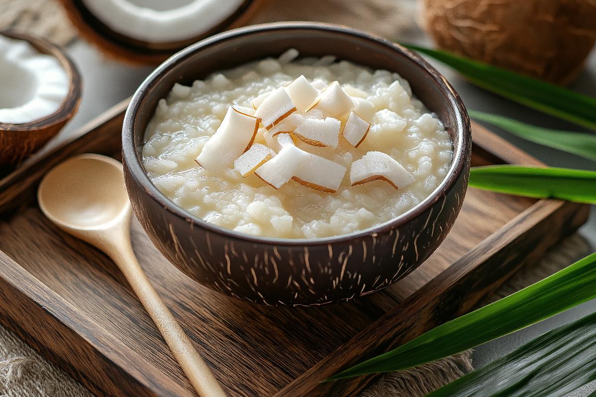 Coconut Lime Vegan Rice Pudding