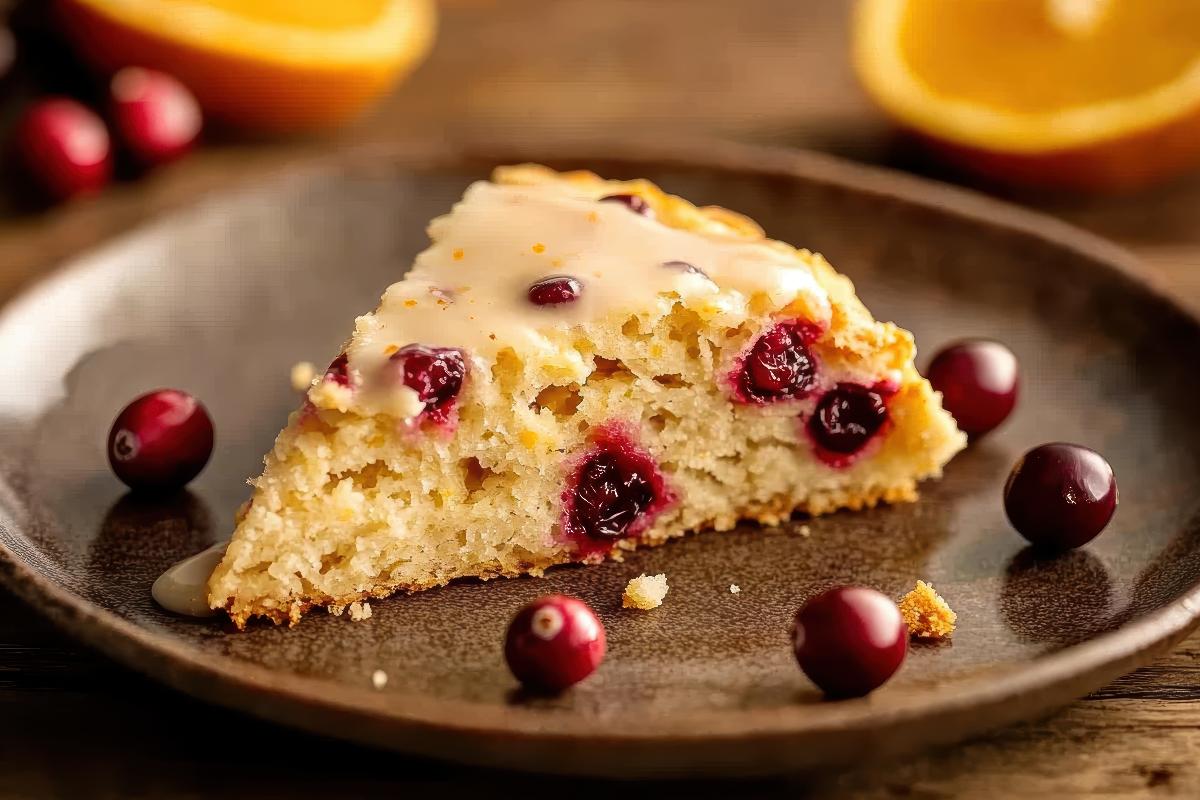 Cranberry Orange Vegan Scones