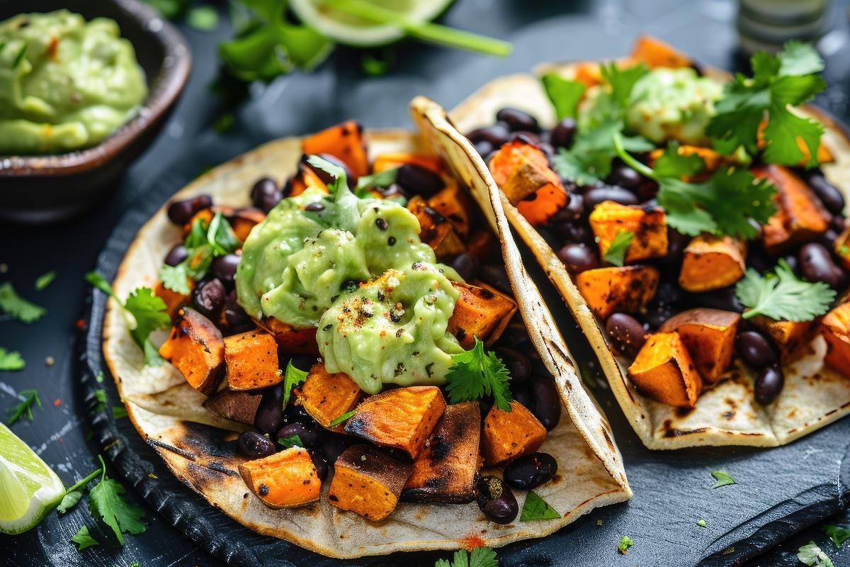 Maple Roasted Vegan Sweet Potato Tacos