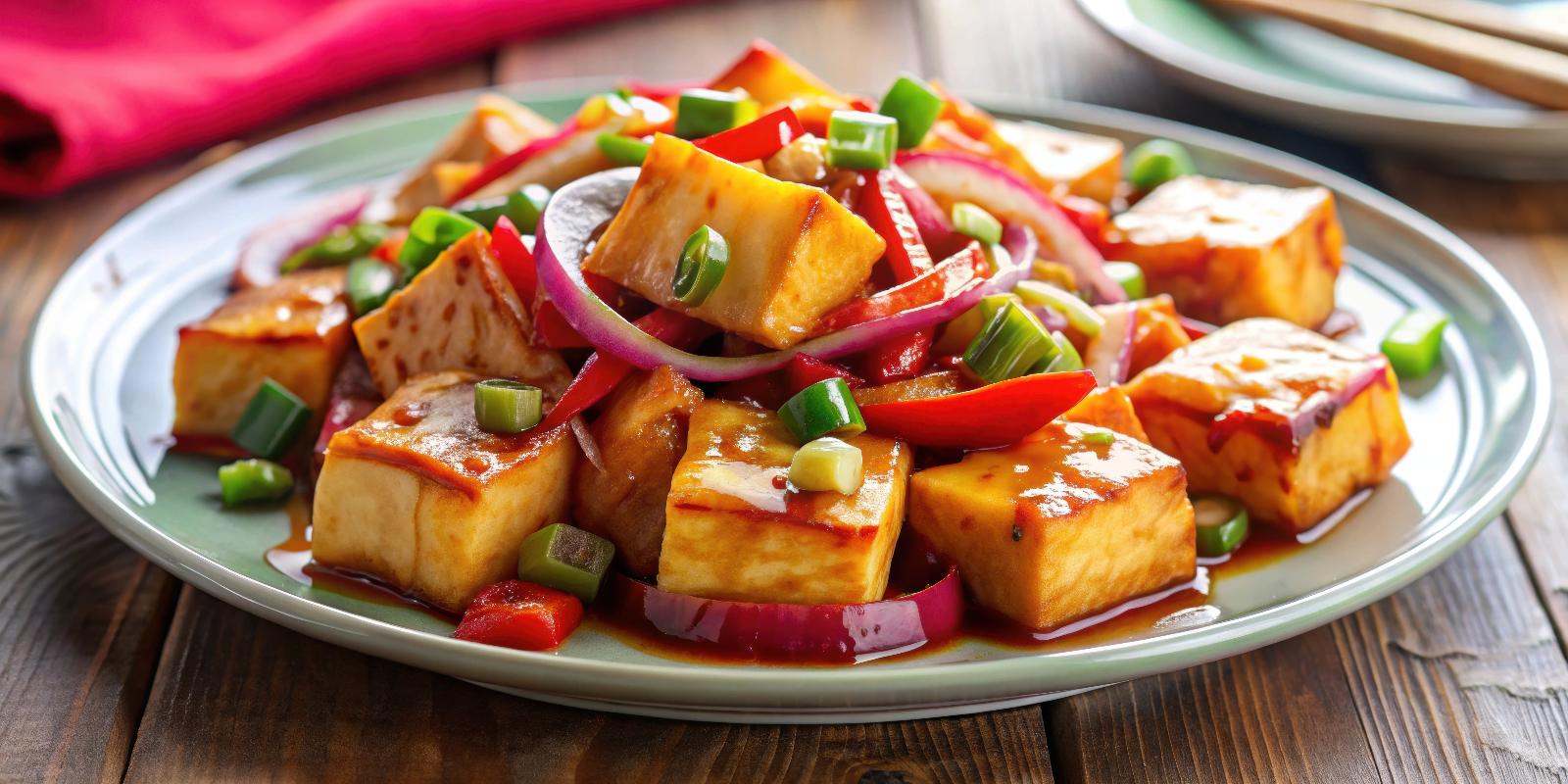 Sweet and Sour Vegan Tofu Stir-Fry