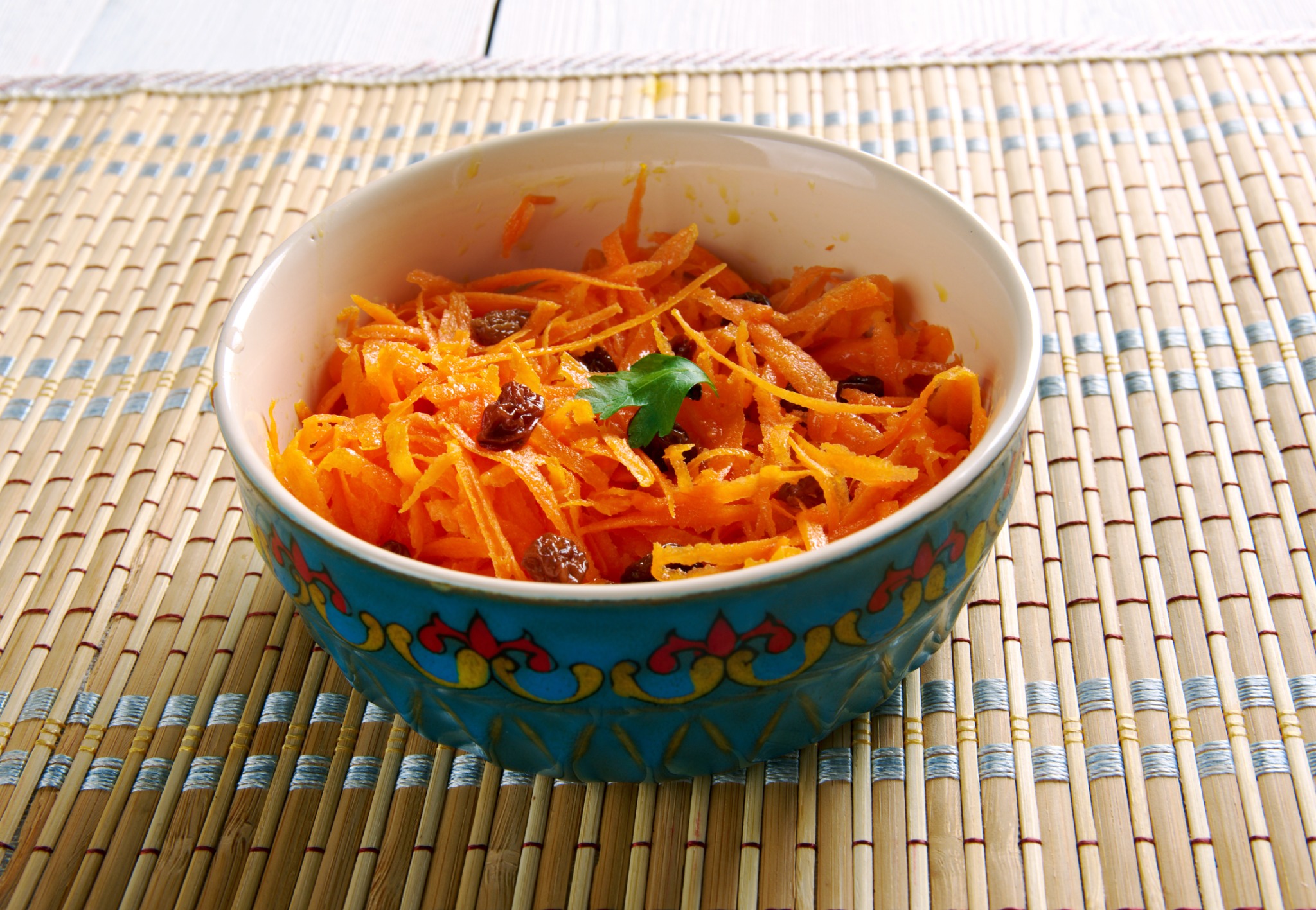 Moroccan Carrot Salad with Raisins and Spices