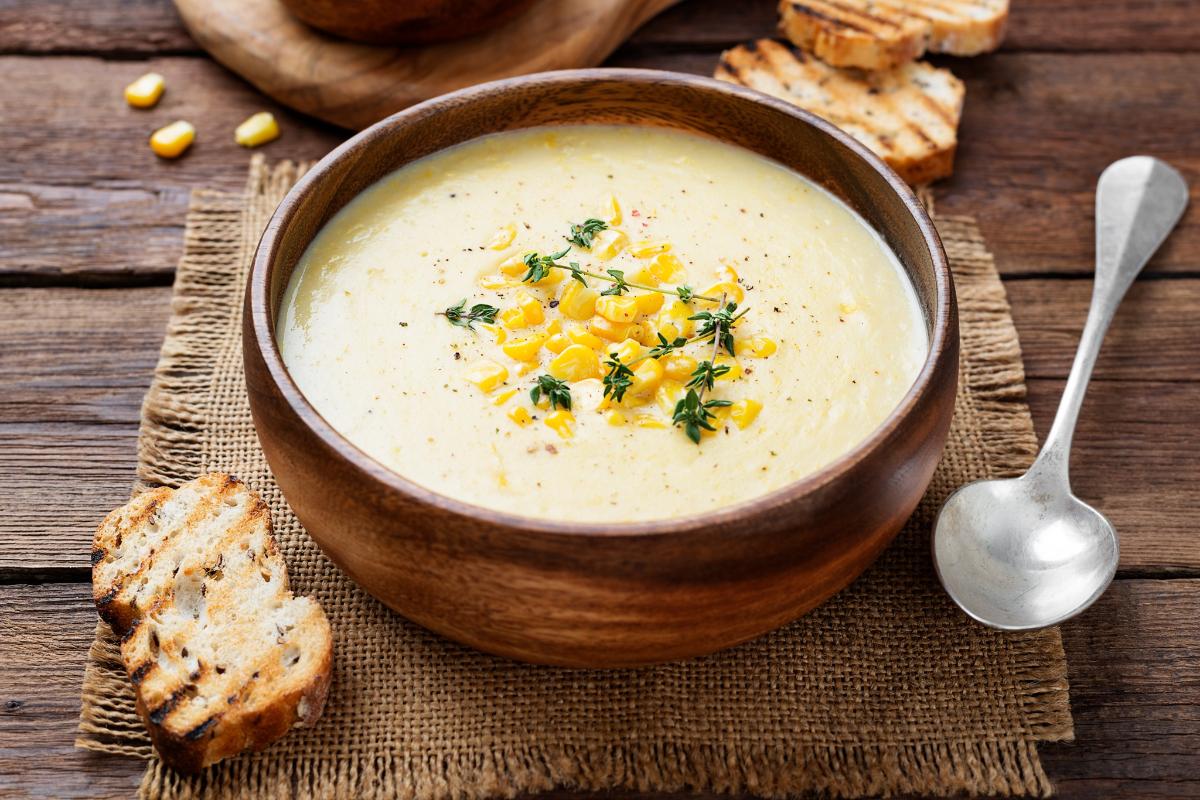 Vegan Corn Chowder with Smoked Paprika