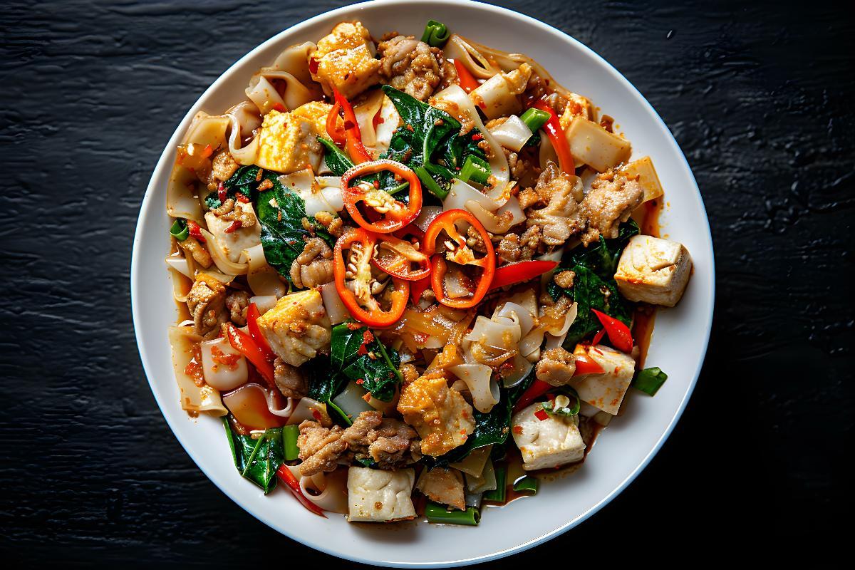 Vegan Spicy Pad Kee Mao