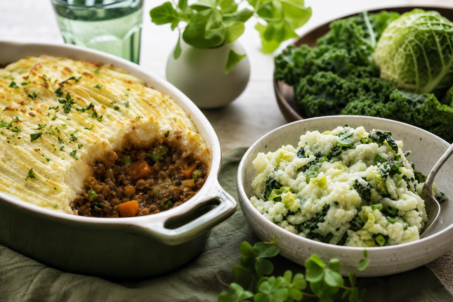 A Vegan St. Patrick’s Day: Plant-Based Shepherd’s Pie and Colcannon
