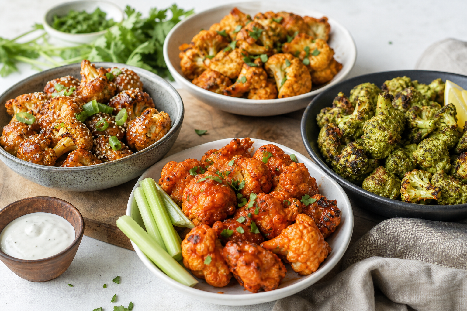 Air Fryer Cauliflower Wings: Mind-Blowing Flavor Variations