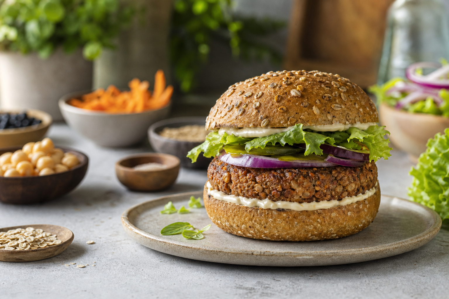 Crafting the Perfect Vegan Burger Patty Without Beyond or Impossible