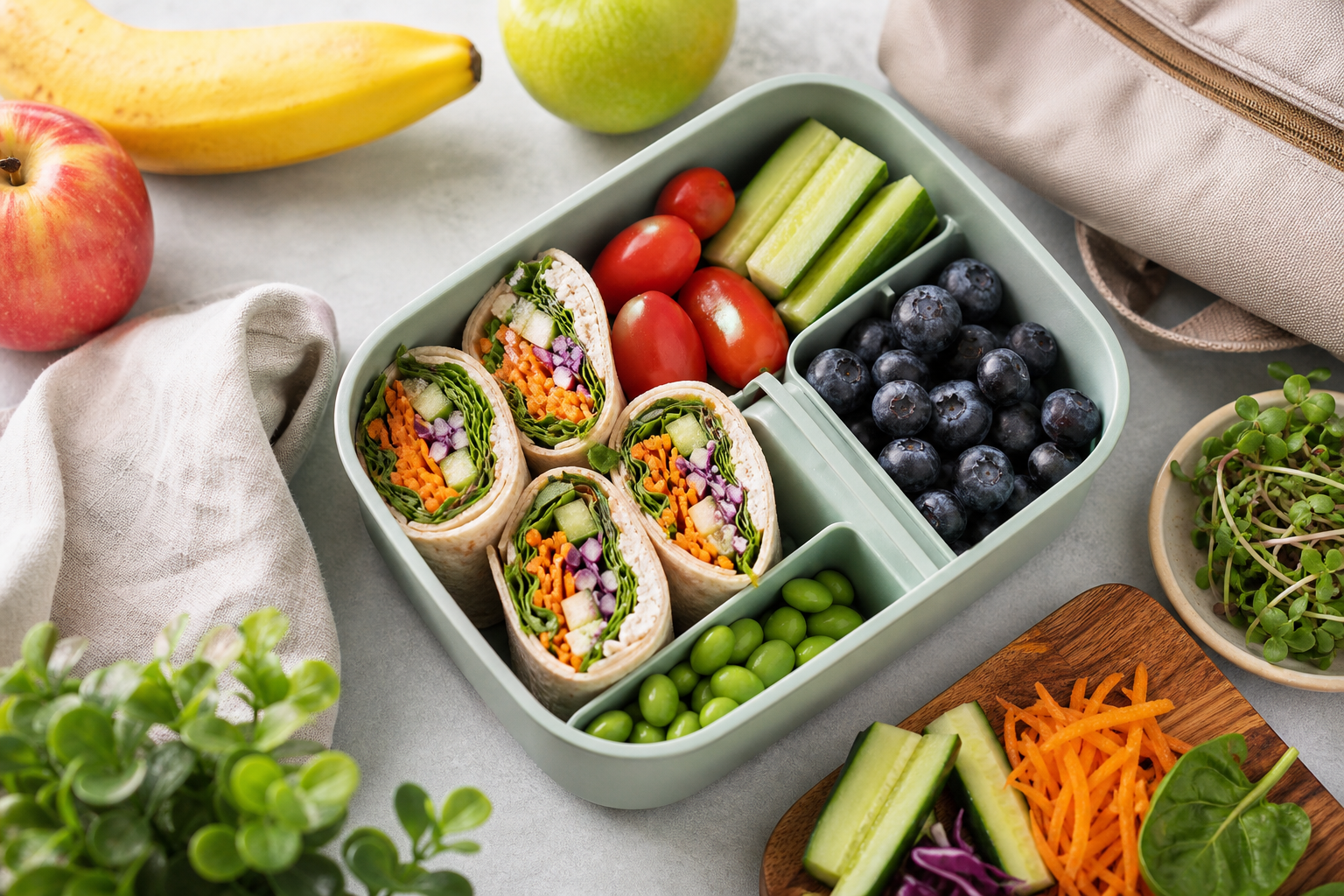 Delicious Nut-Free Vegan Inspiration for School Lunches
