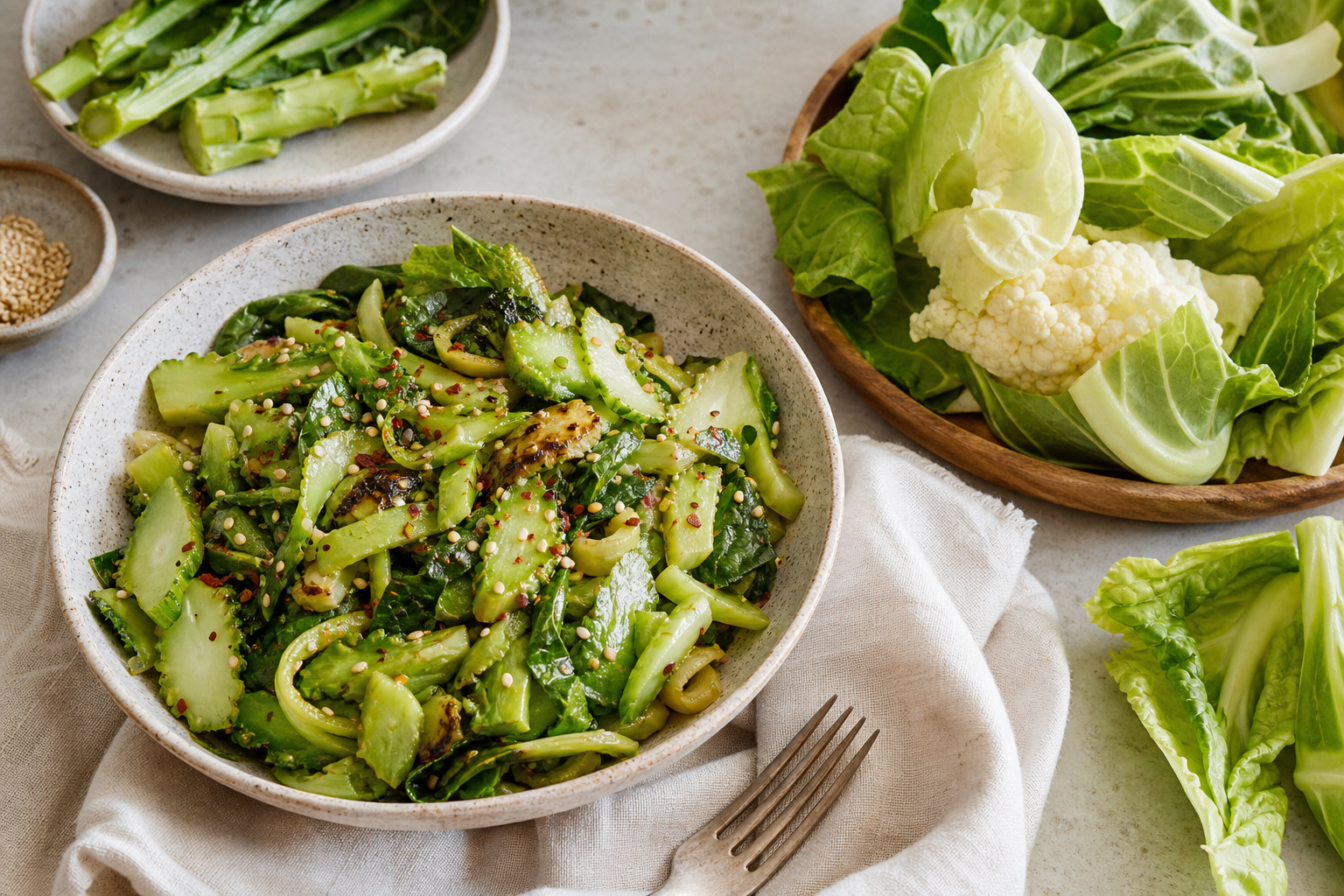 Delicious Ways to Use Broccoli Stalks and Cauliflower Leaves