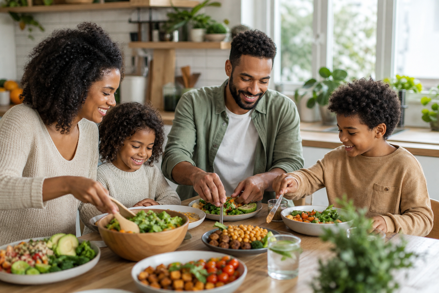 How can families enjoy quick vegan meals together in 2025?