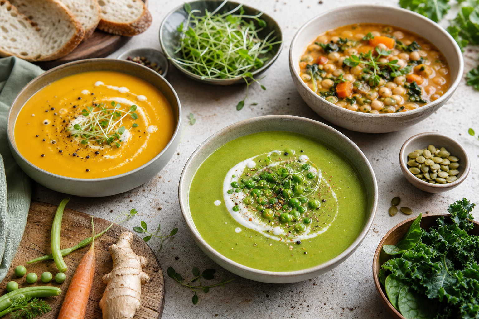 How can I achieve the best texture in vegan soups in 2026?