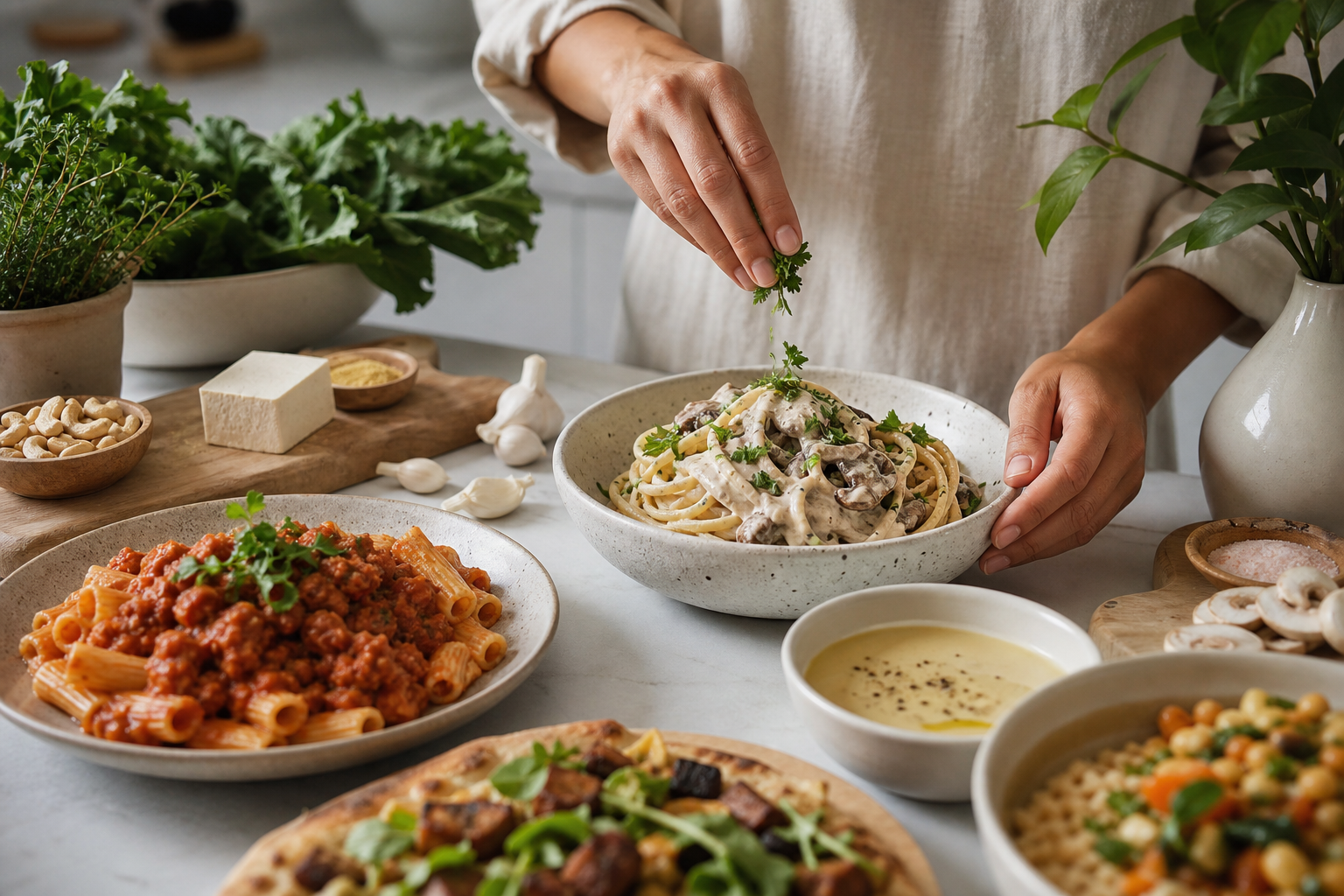 How can I adapt traditional recipes to be easy vegan alternatives in 2025?