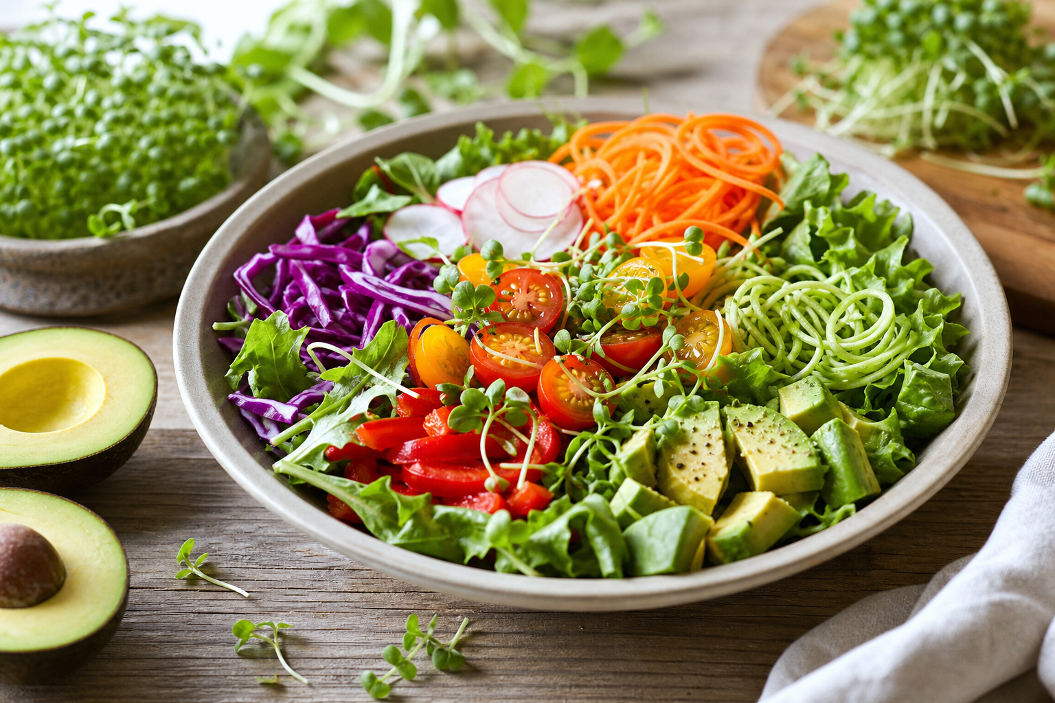 How can I create a satisfying raw vegan salad in 2026?