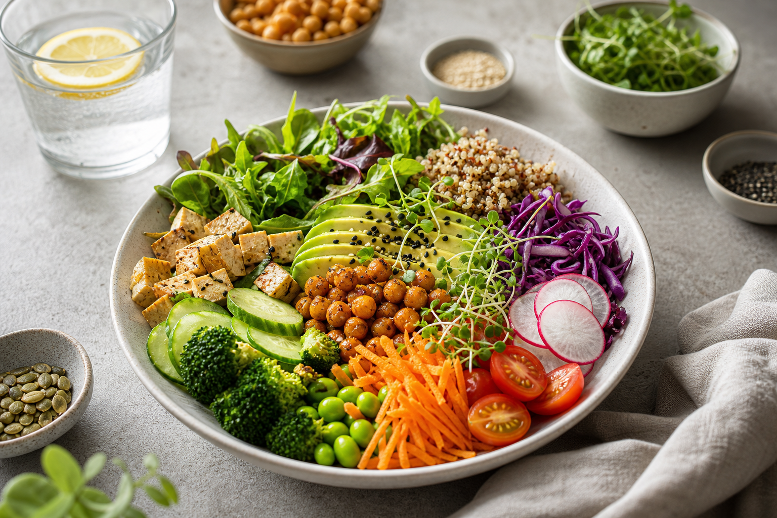 How can I customize my vegan salad to fit specific dietary needs in 2026?