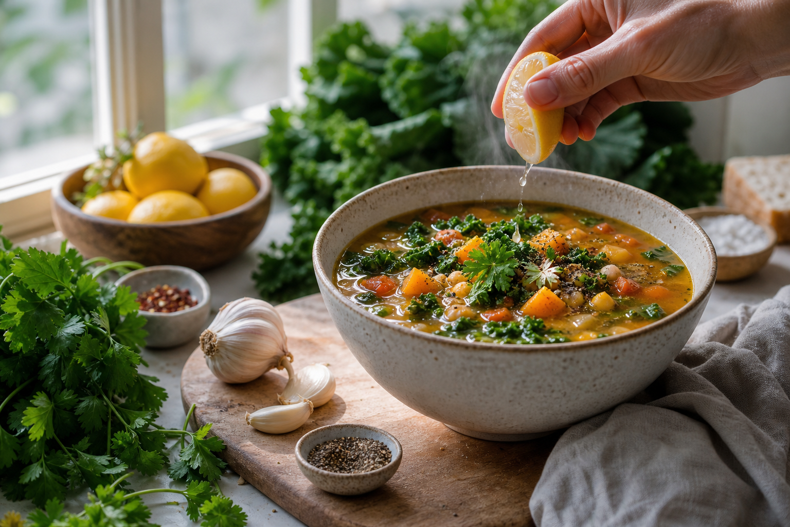 How can I enhance the flavors of my vegan soup in 2026?