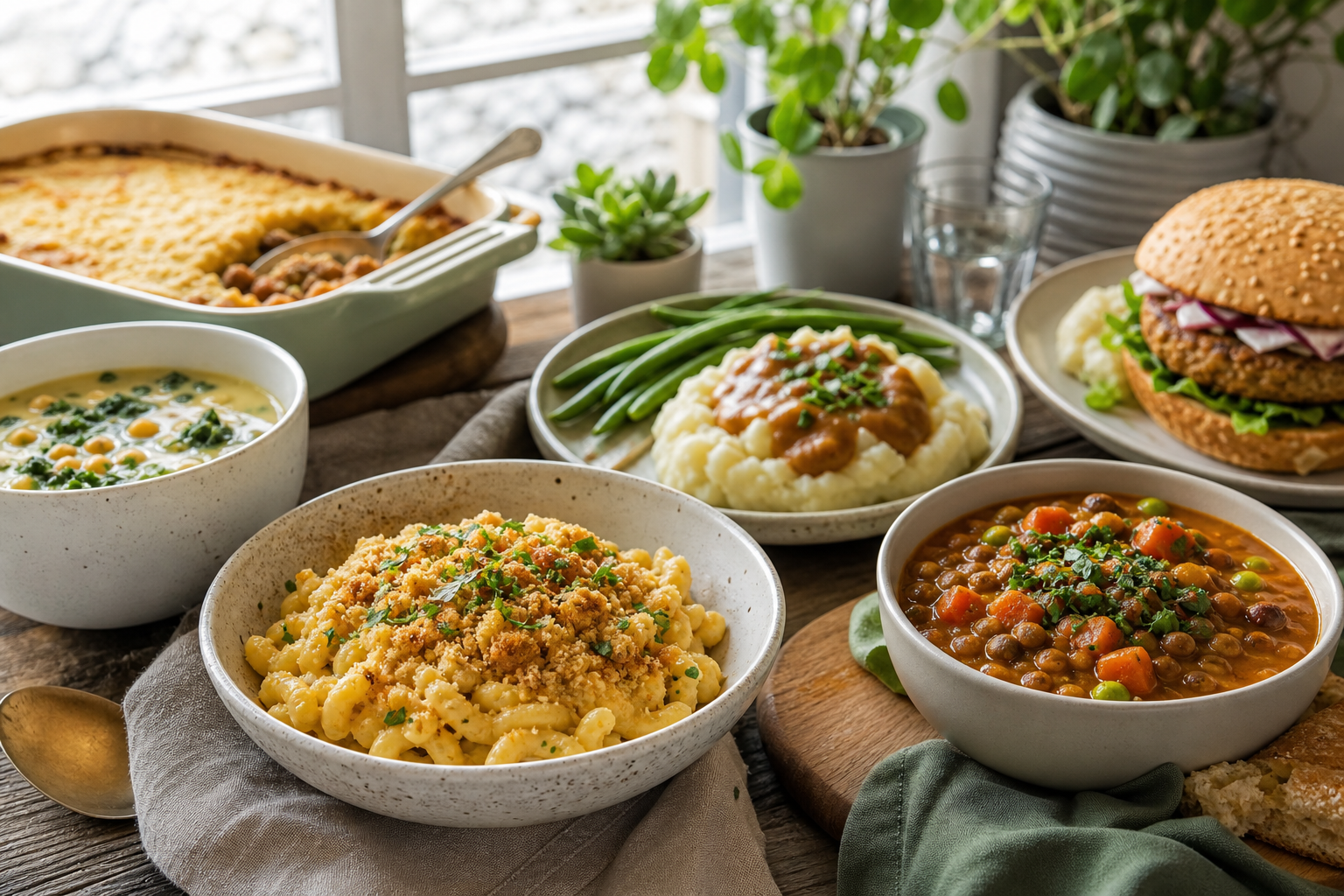 How can I find budget-friendly vegan comfort food recipes in 2026?