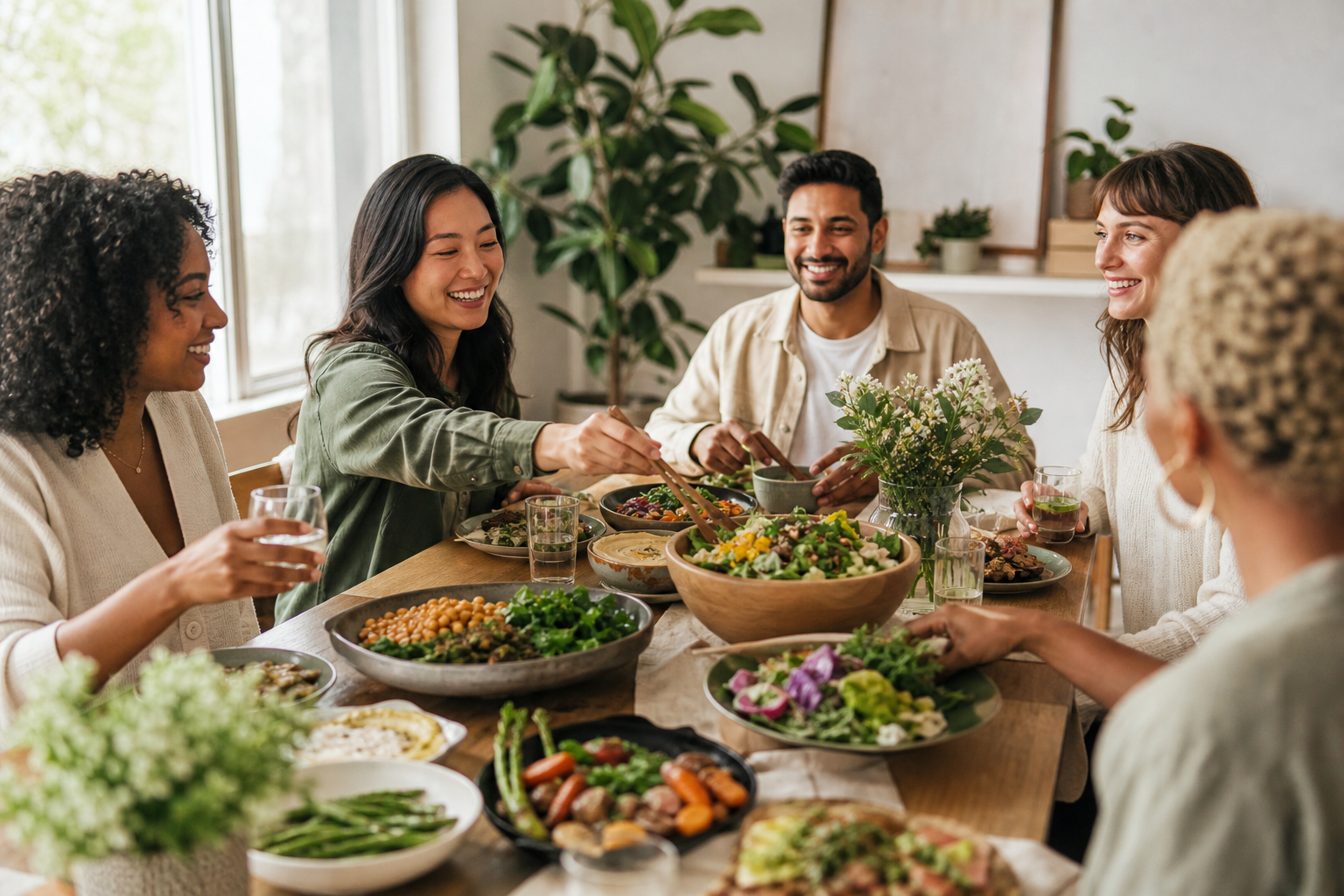How can I host a gluten-free vegan dinner party in 2025?
