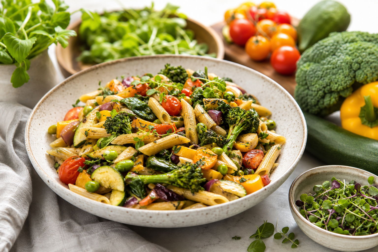 How can I incorporate more vegetables into my vegan pasta dishes in 2026?