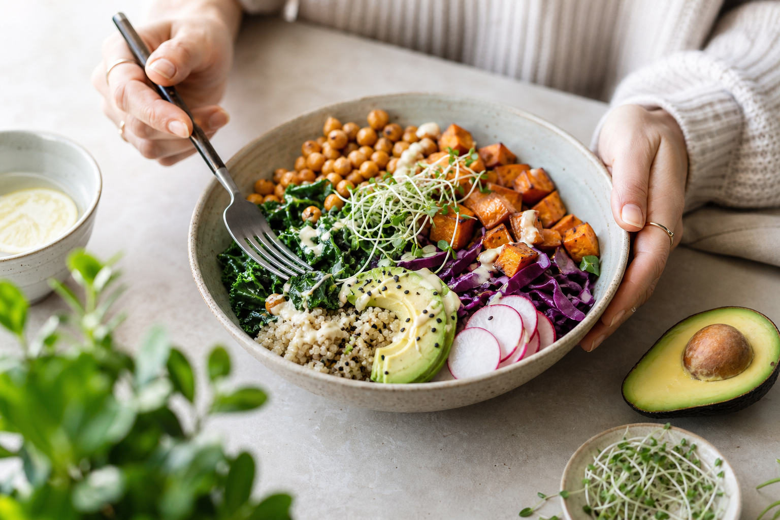 How can I keep easy vegan meals exciting throughout 2025?