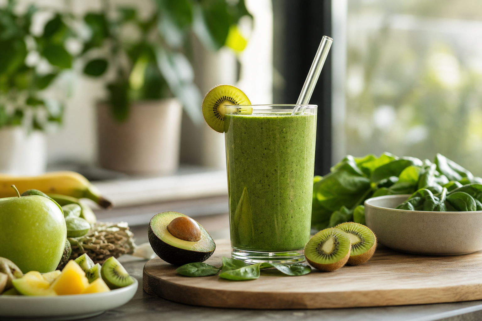 How can I make a green vegan smoothie in 2026?