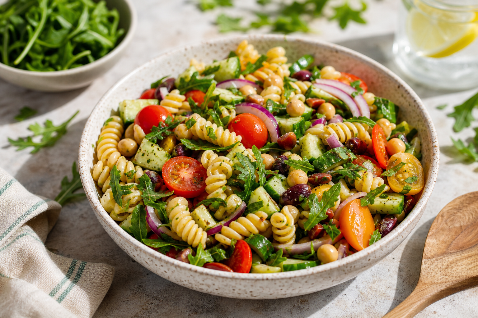 How can I make a hearty vegan pasta salad for summer 2026?