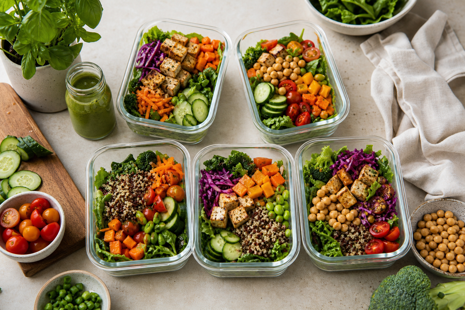 How can I make a meal-prep friendly vegan salad for 2026?