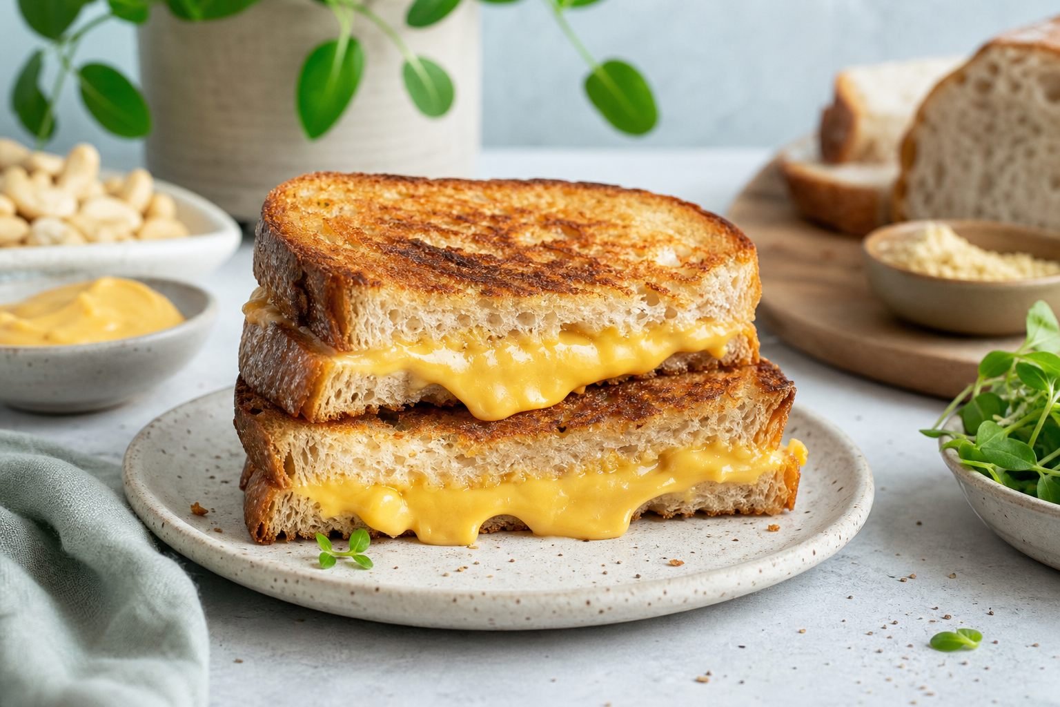 How can I make a satisfying vegan grilled cheese in 2026?