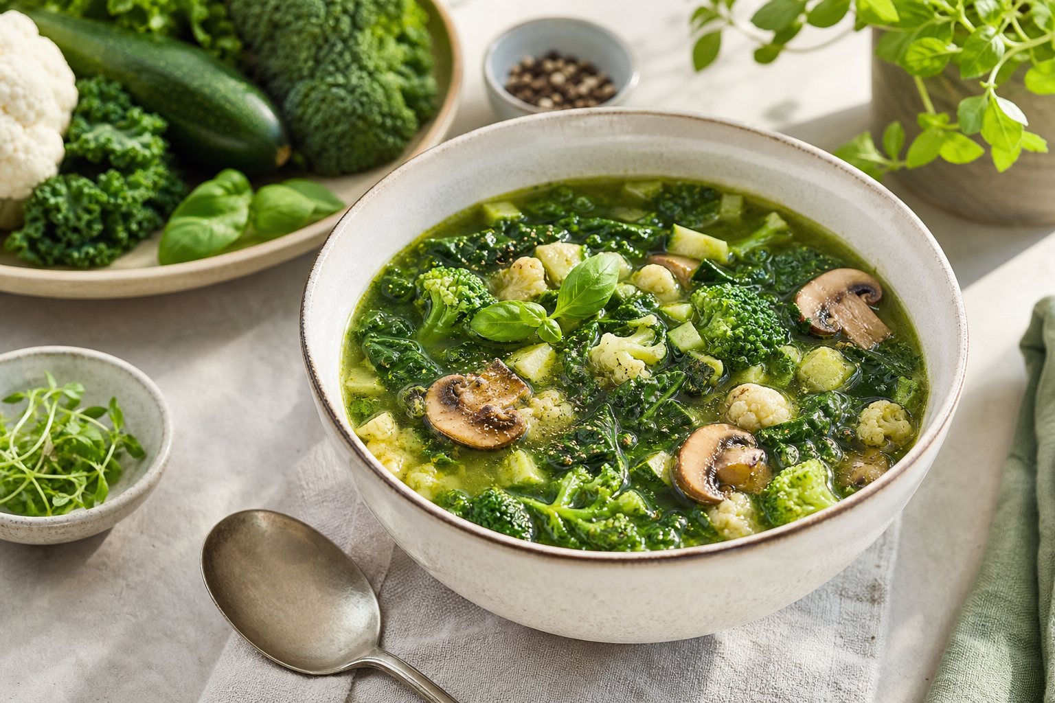 How can I make a vegan soup that’s also low-carb in 2026?