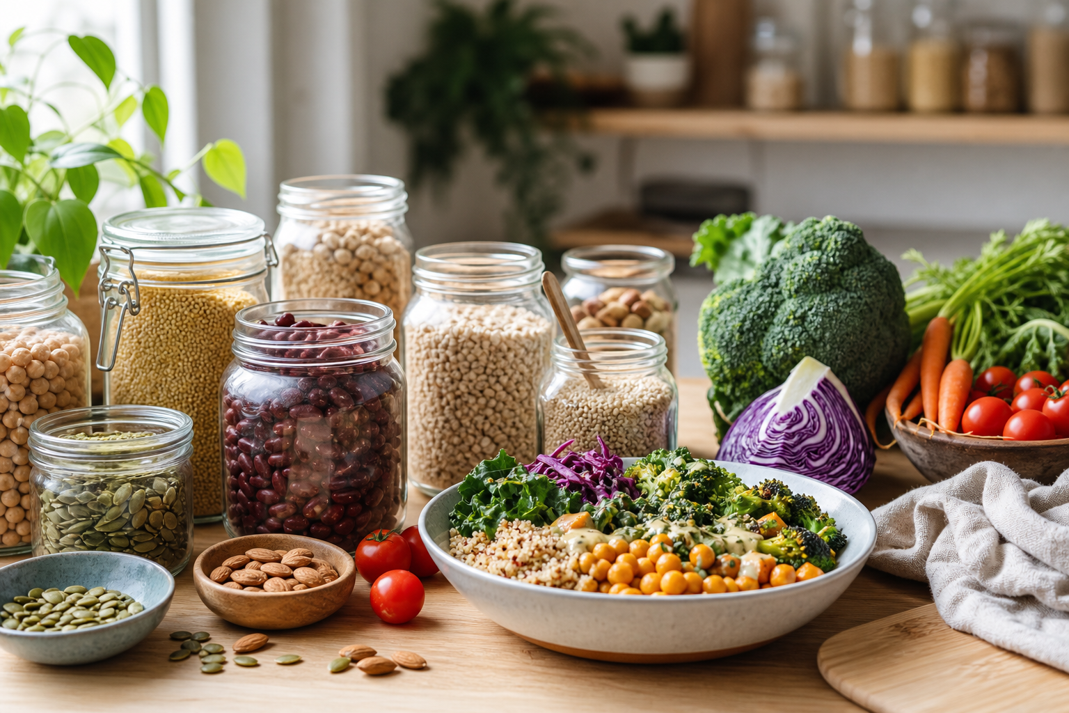 How can I make easy vegan recipes using pantry staples in 2025?