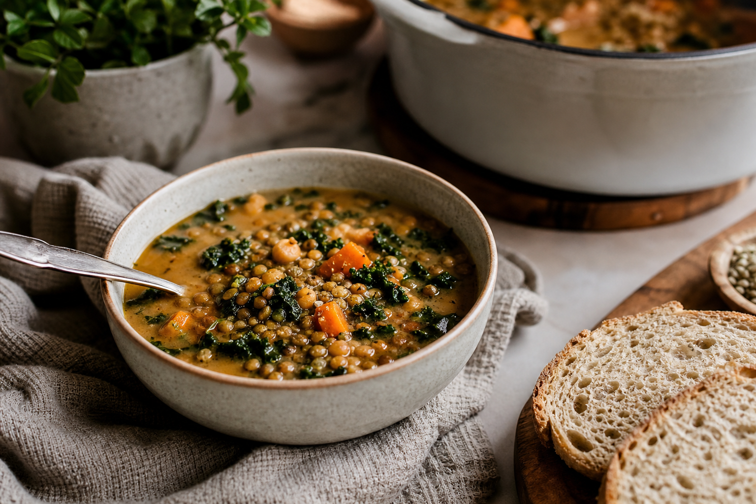 How can I make high protein vegan soups for cold weather in 2025?
