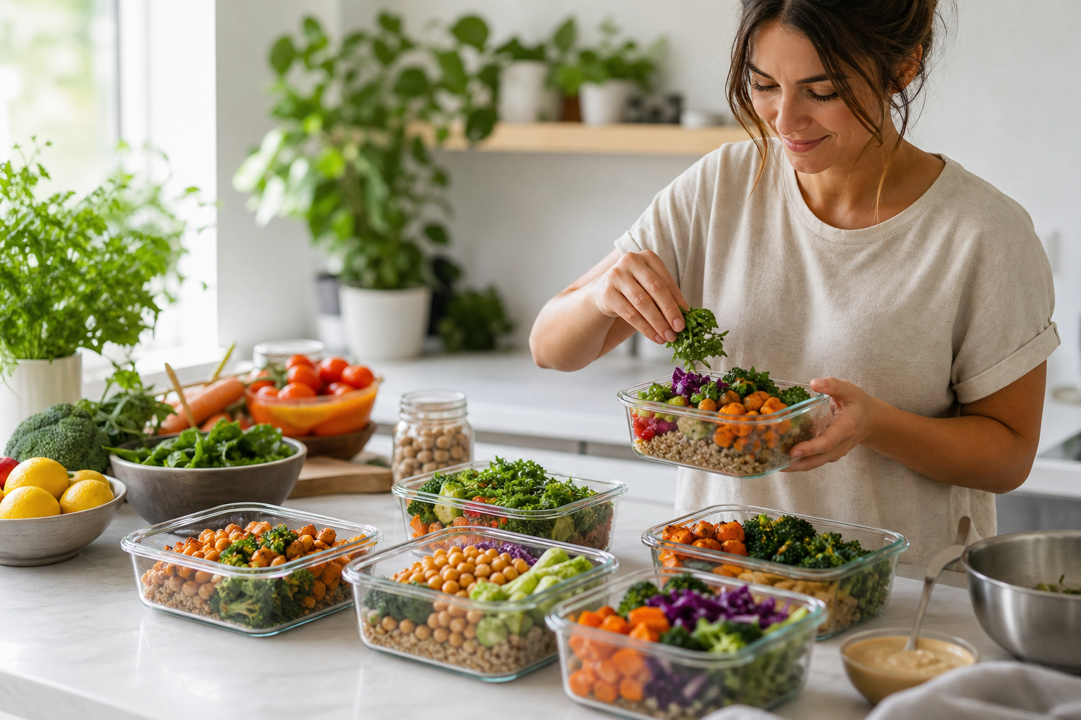 How can I make meal prepping easier with vegan lunch recipes in 2025?