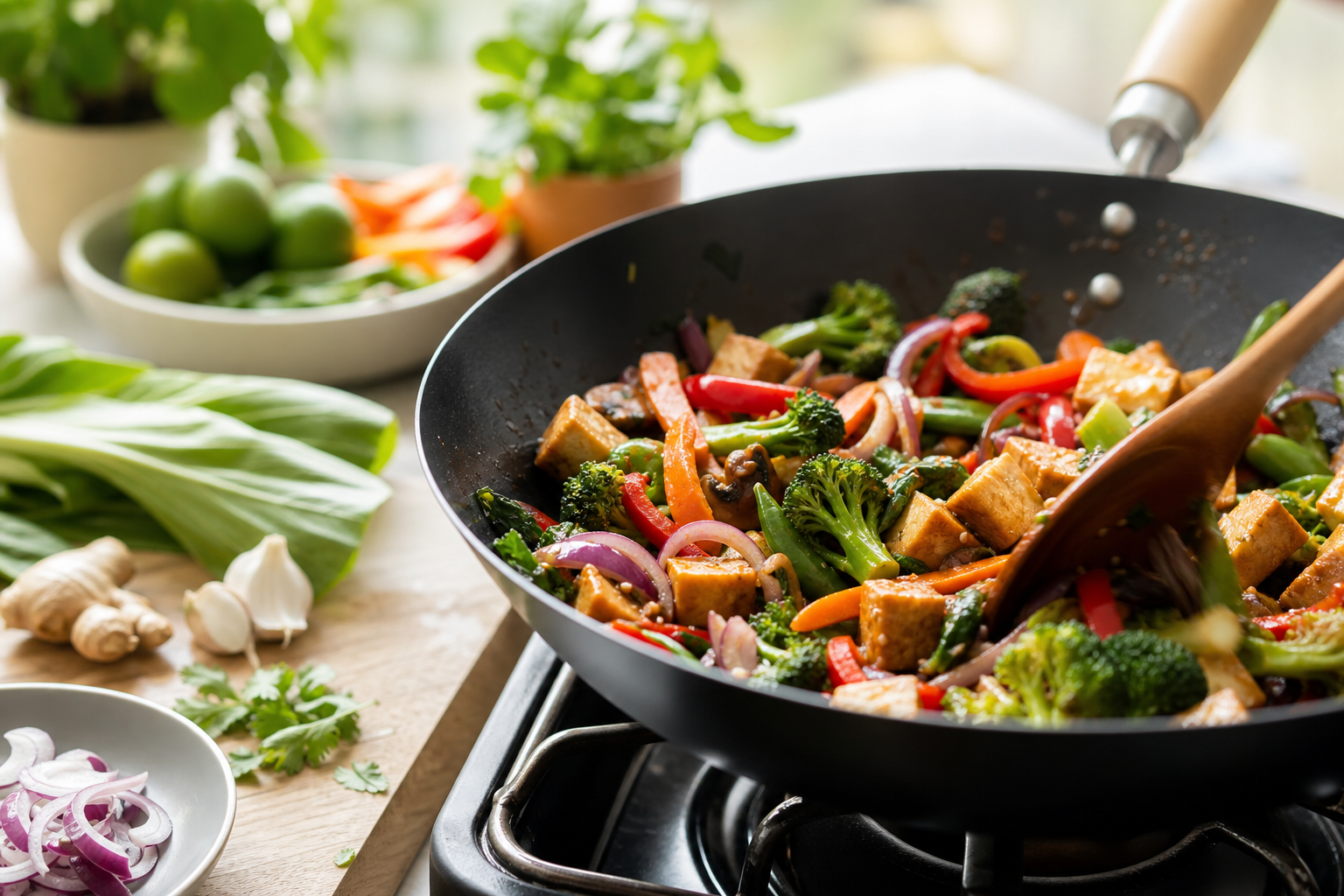 How can I make quick vegan stir-fry dishes in 2025?
