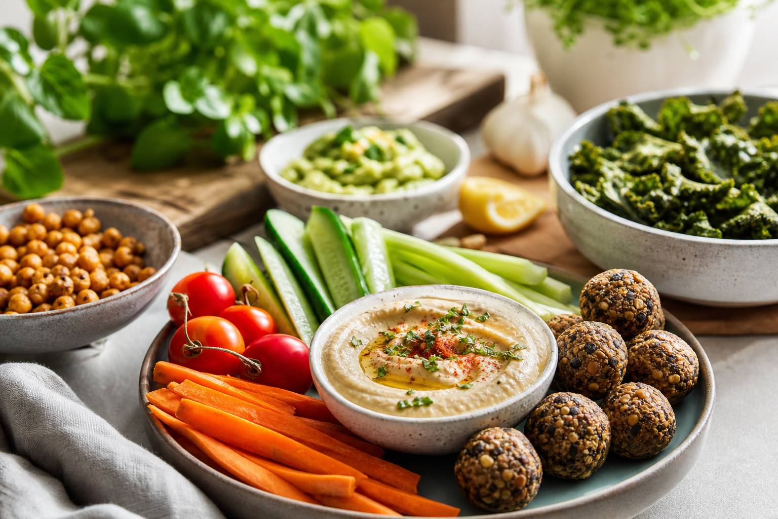 How can I make savory vegan snacks that are quick to prepare in 2025?