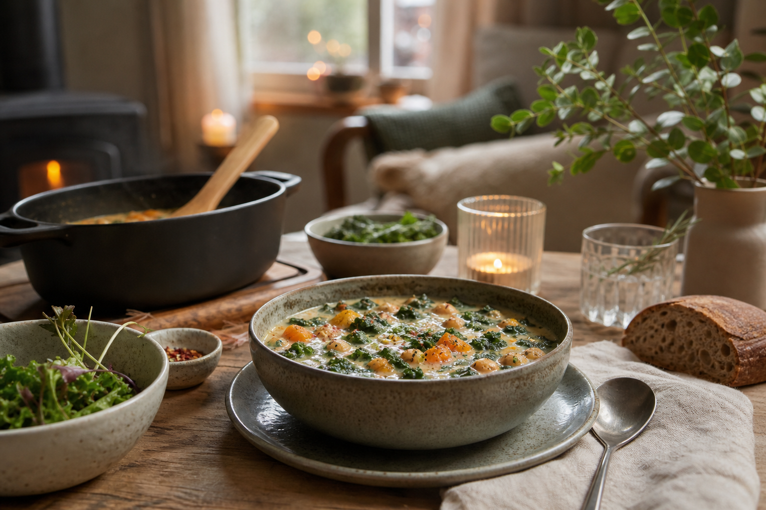 How can I make simple vegan recipes for chilly evenings in 2026?