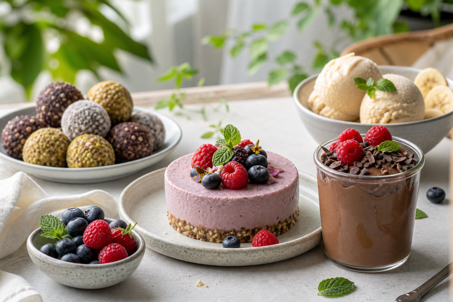 How can I make vegan desserts less caloric in 2025?