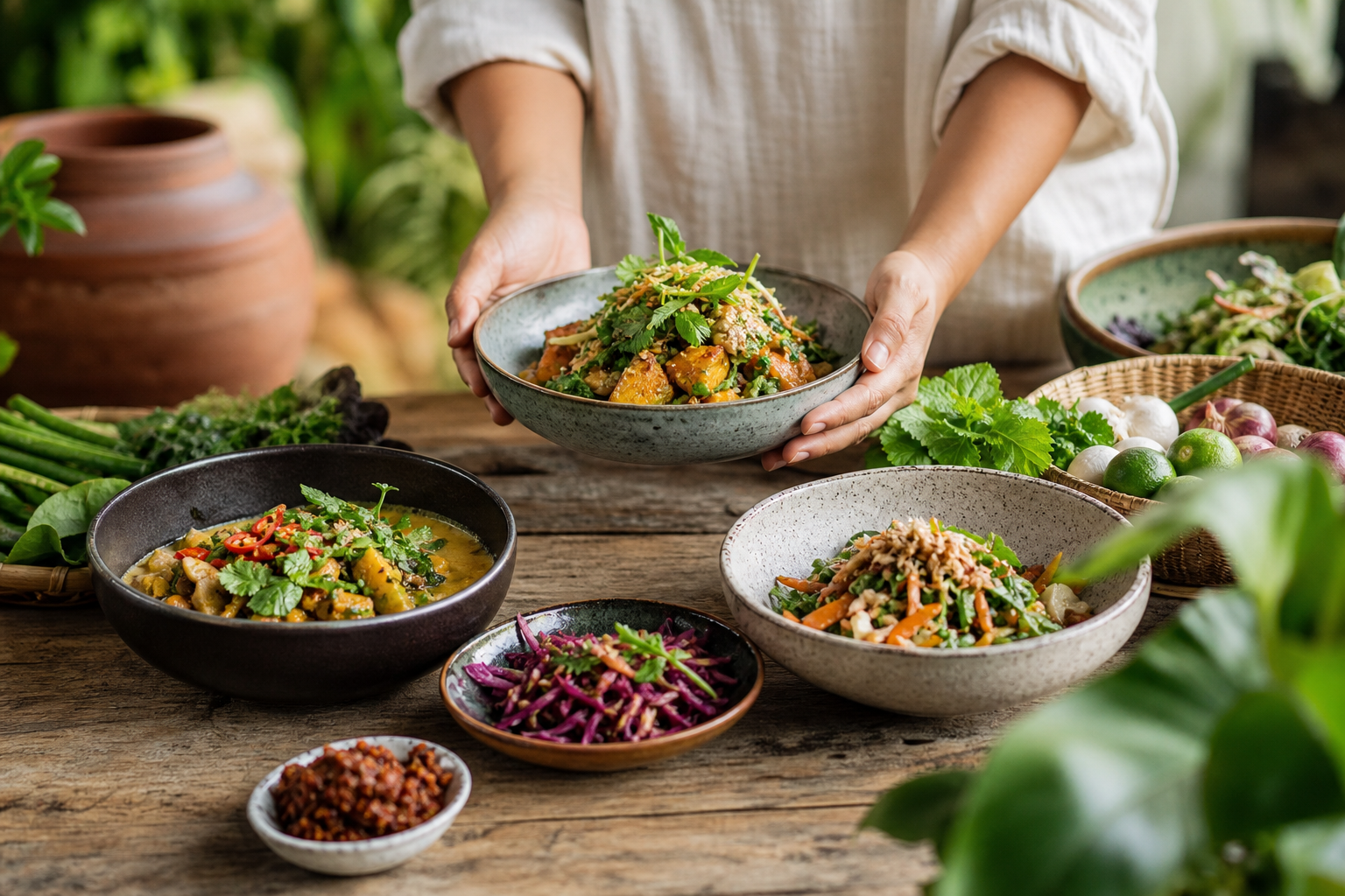 How can I make vegan dinners that celebrate local cuisine in 2025?