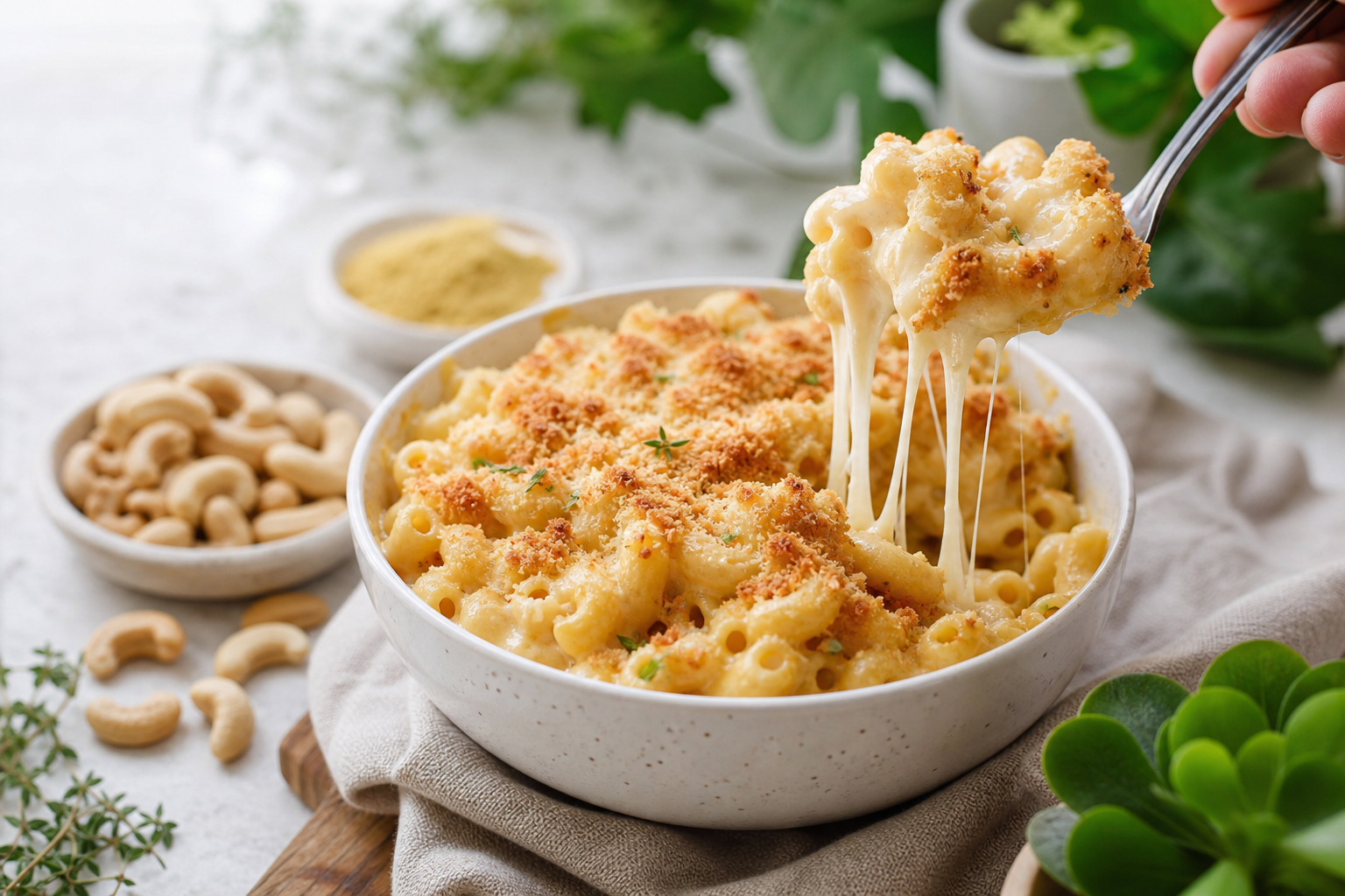 How can I make vegan mac and cheese that tastes like the real thing in 2025?