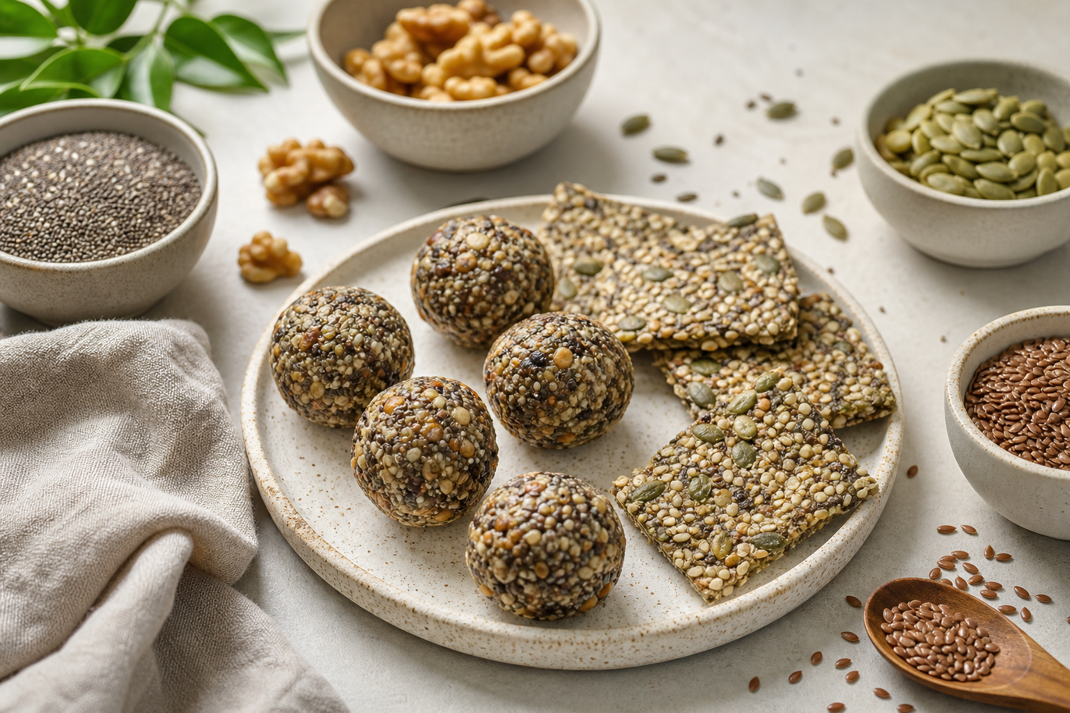 How can I make vegan snacks that are rich in omega-3 fatty acids in 2025?