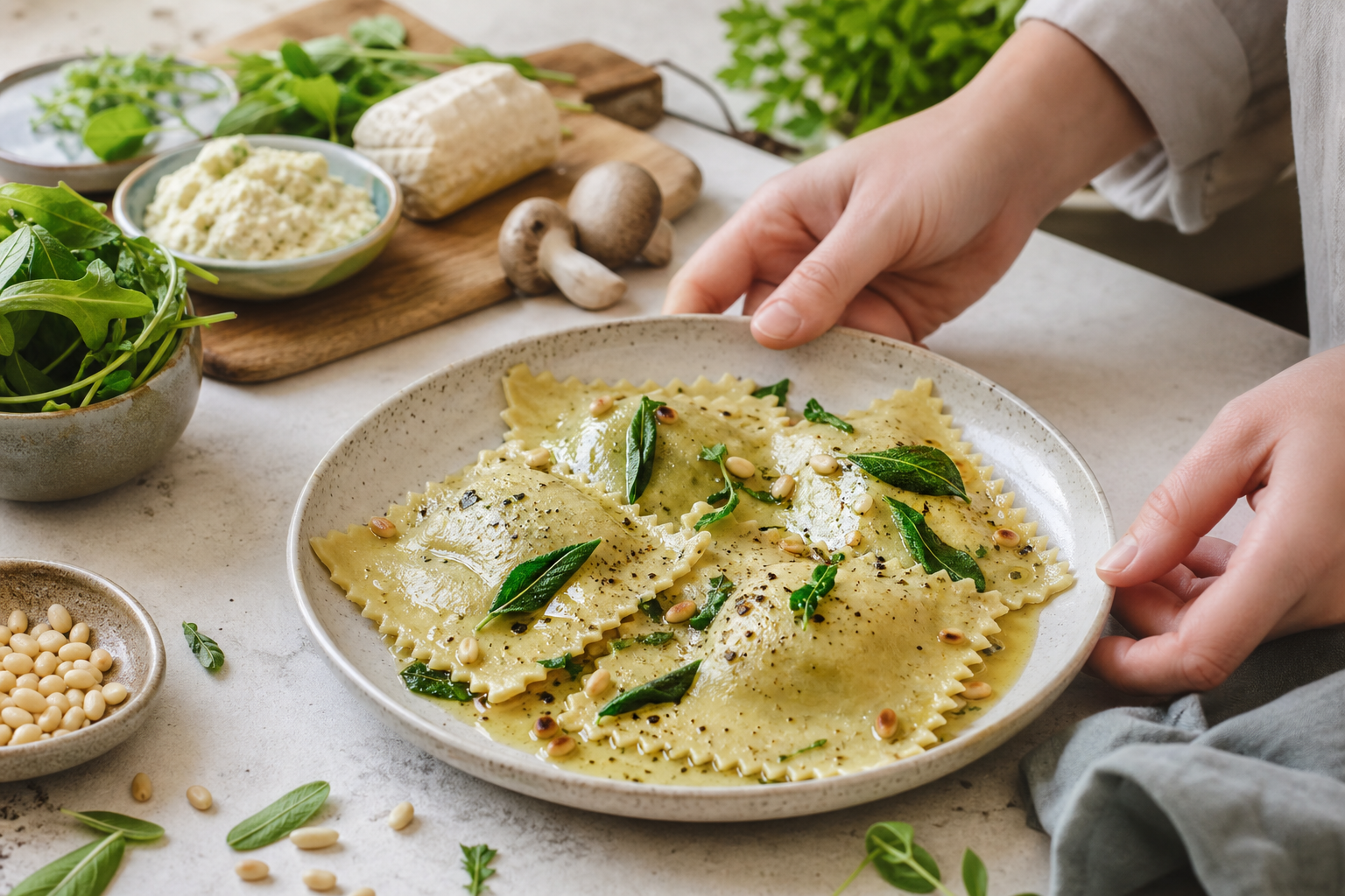 How can I make vegan stuffed pasta like ravioli in 2026?
