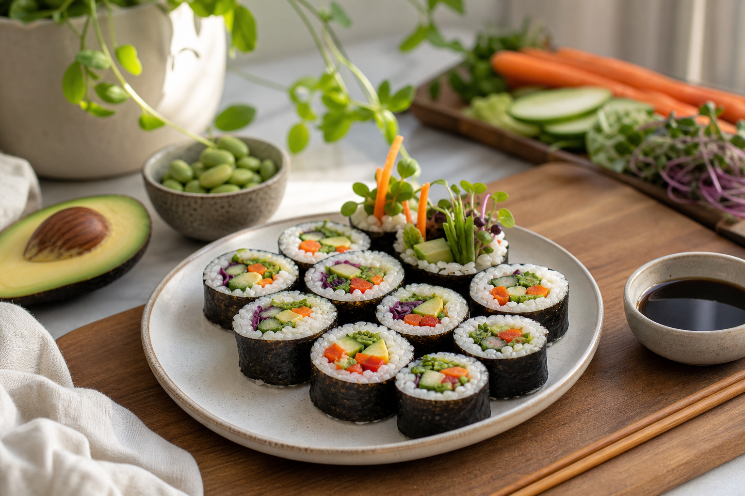How can I make Vegan sushi rolls for lunch in 2025?