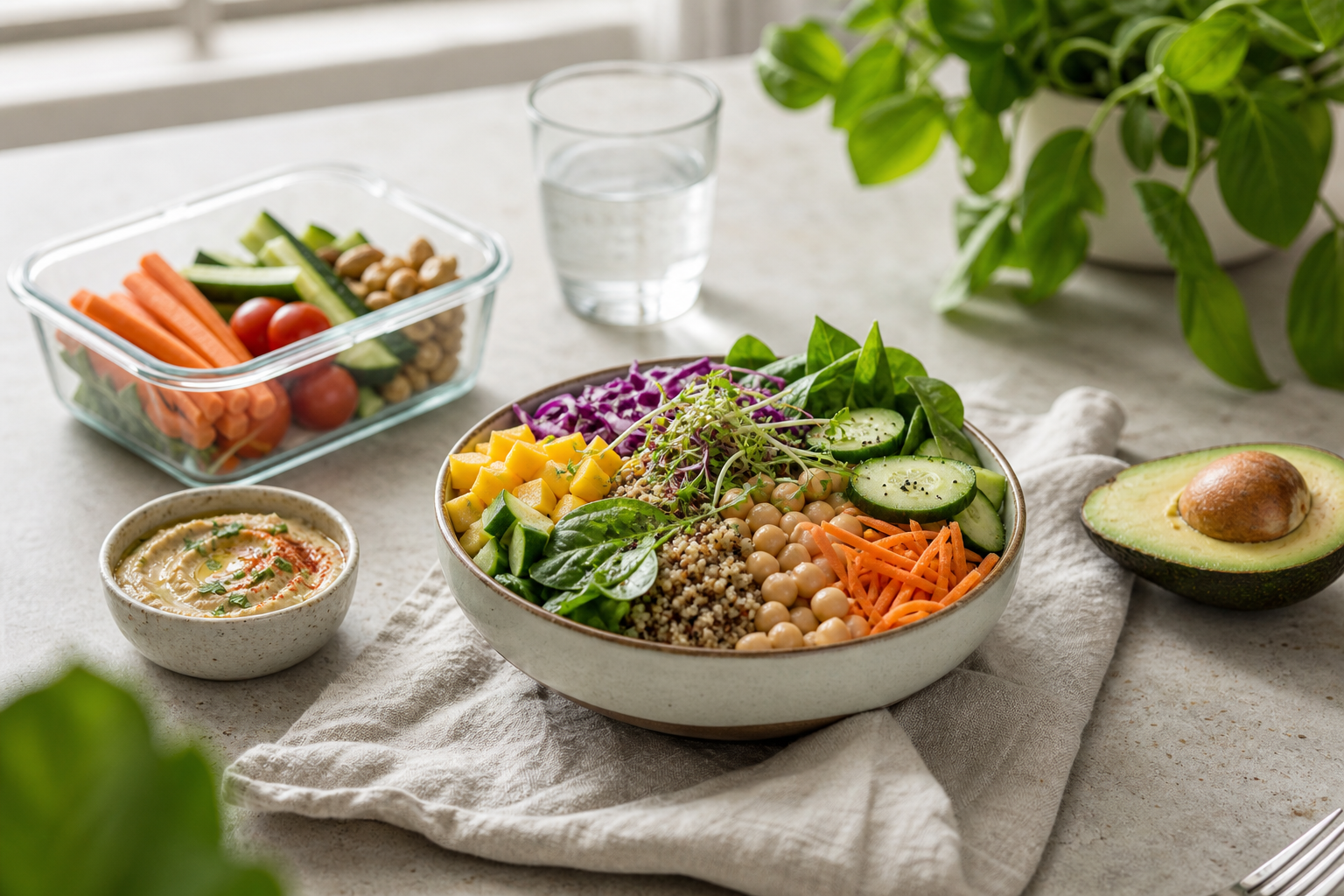 How can I prepare vegan lunch ideas that don’t require cooking in 2025?