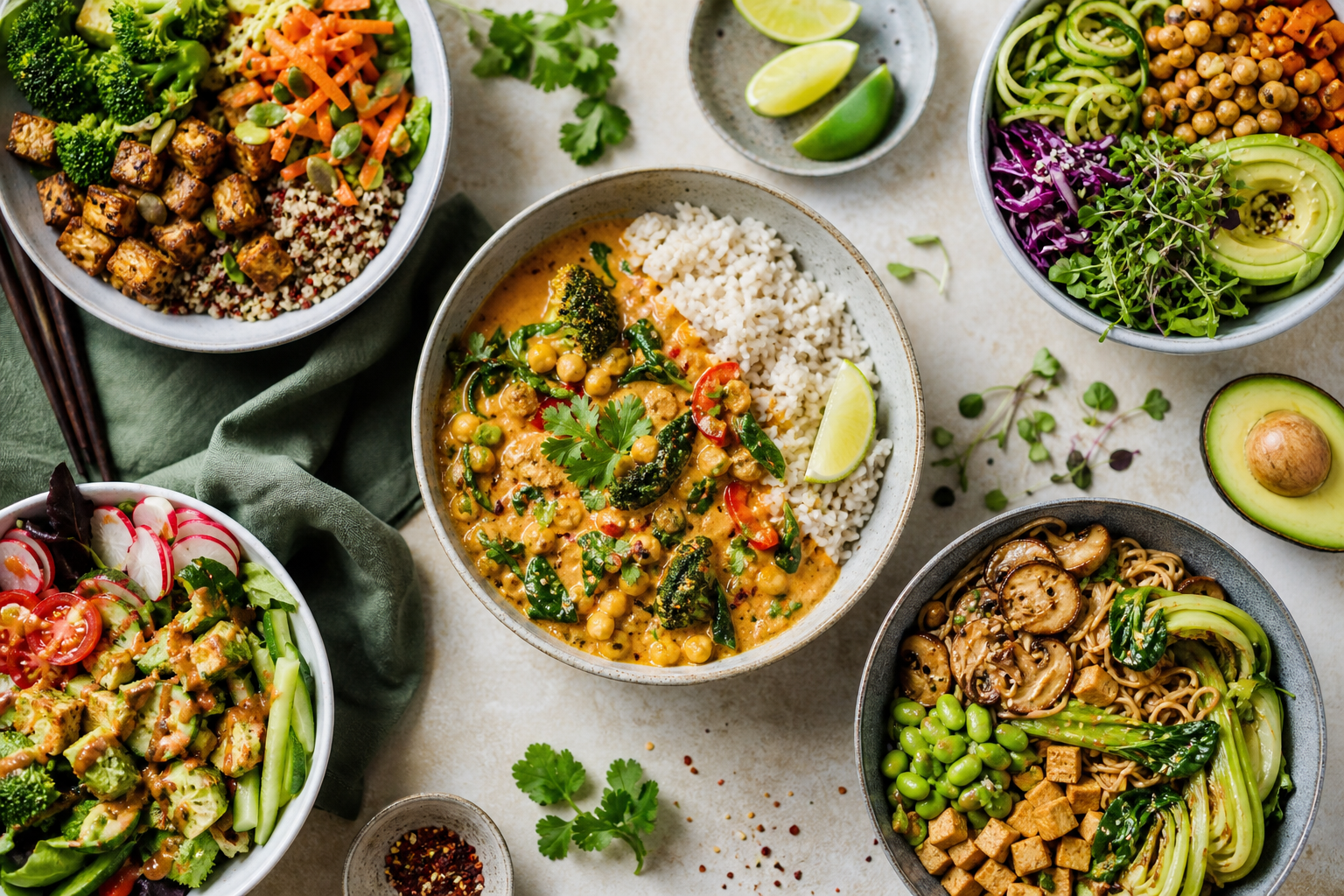 How can I spice up my vegan dinner menu in 2025?